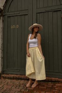 Portia Maxi Skirt (butter)
