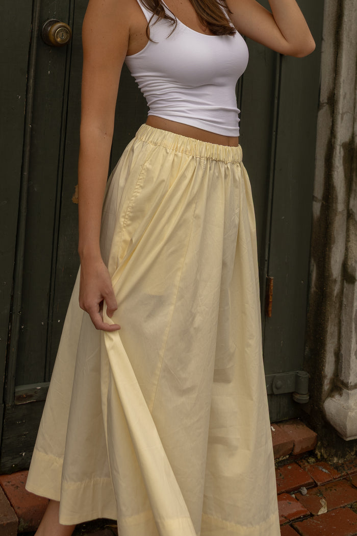 Portia Maxi Skirt (butter)
