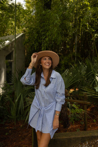 Striped Shirt Dress