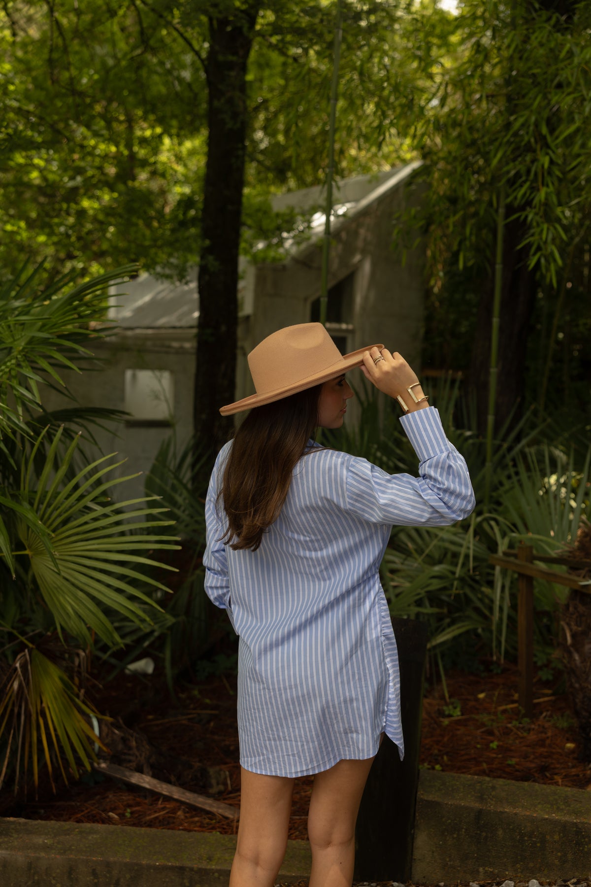 Striped Shirt Dress