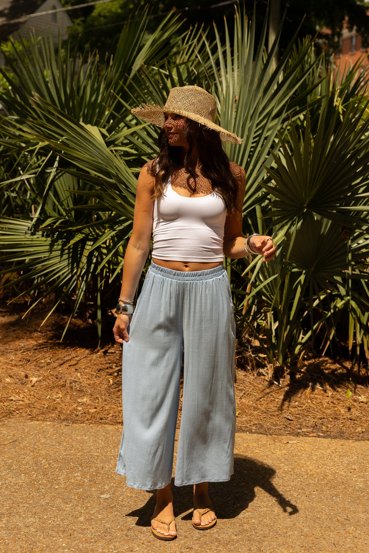 Miramar Pants (spring blue) - GEORGE-MARY'S