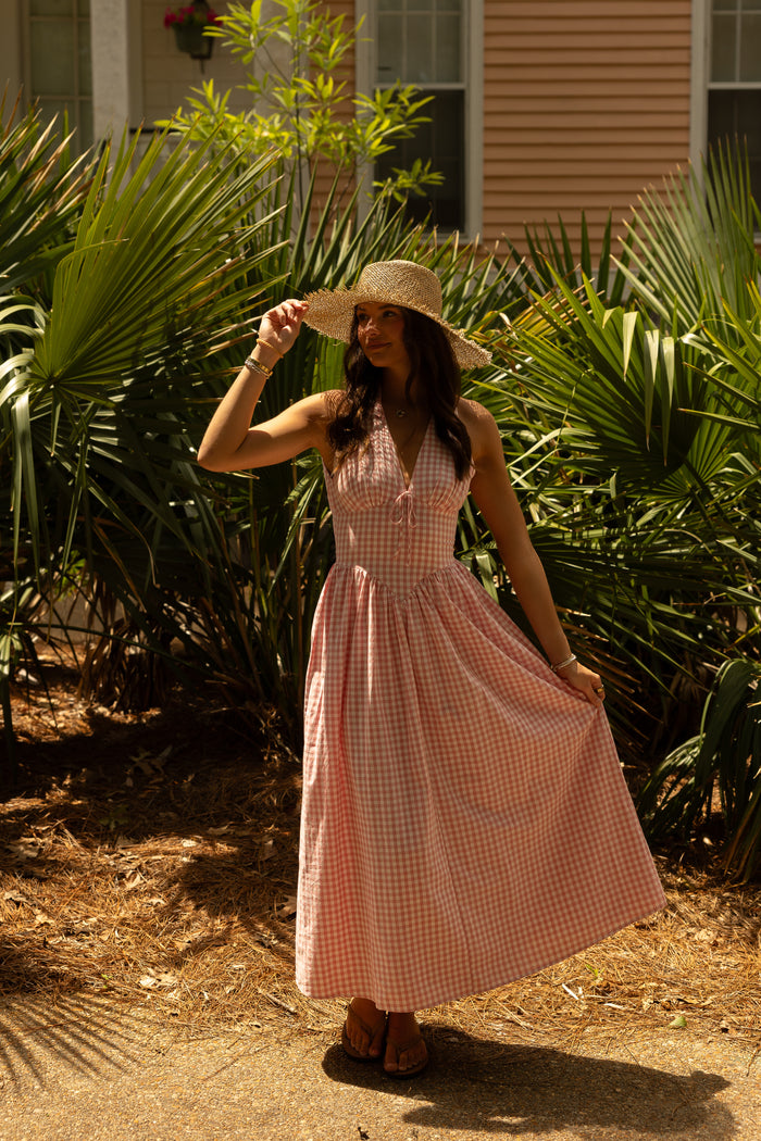Polly Gingham Maxi Dress - GEORGE-MARY'S