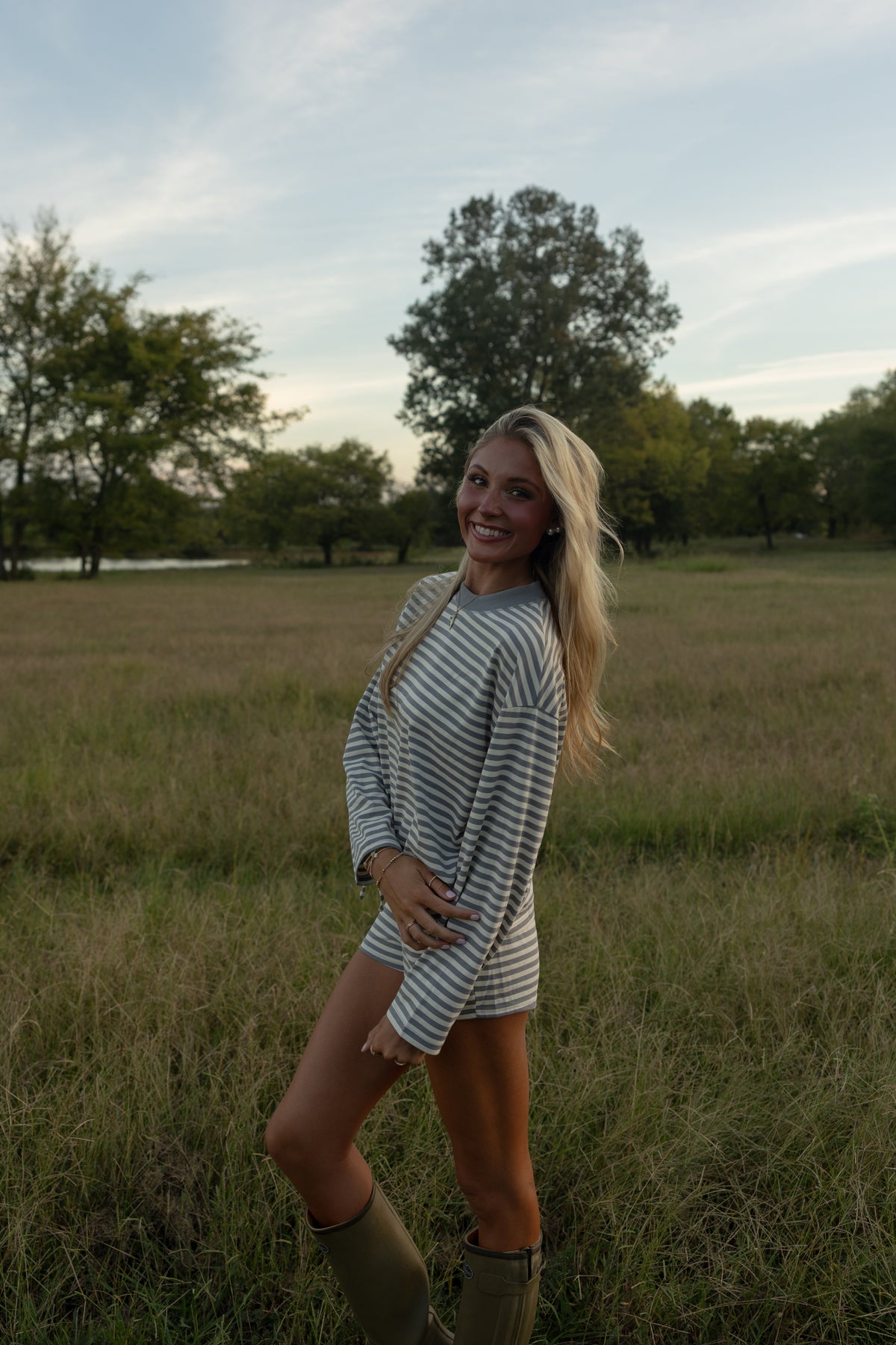Bailey Striped Lounge Shorts