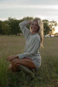 Bailey Striped Lounge Shorts