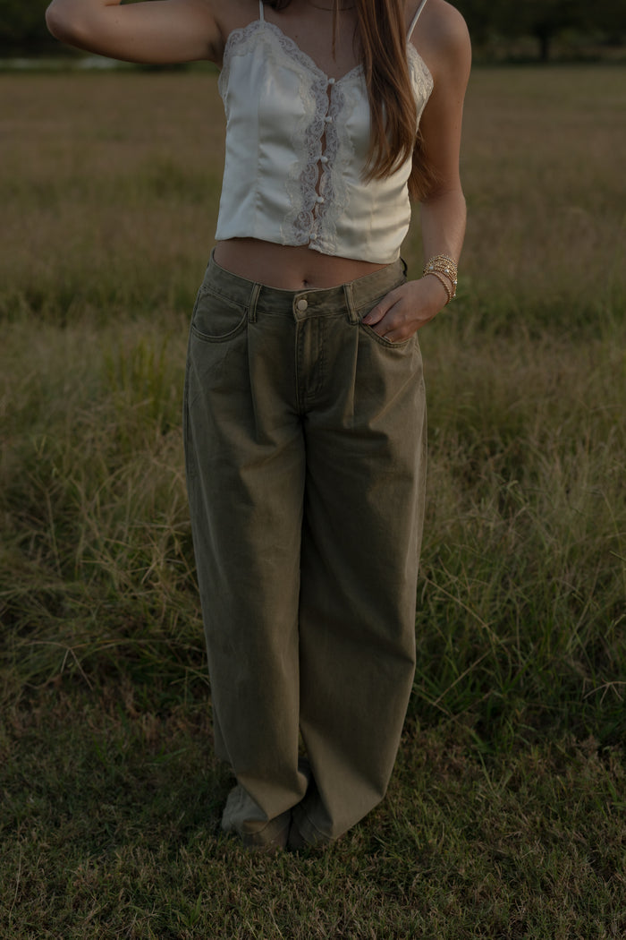 Swayze Olive Pants