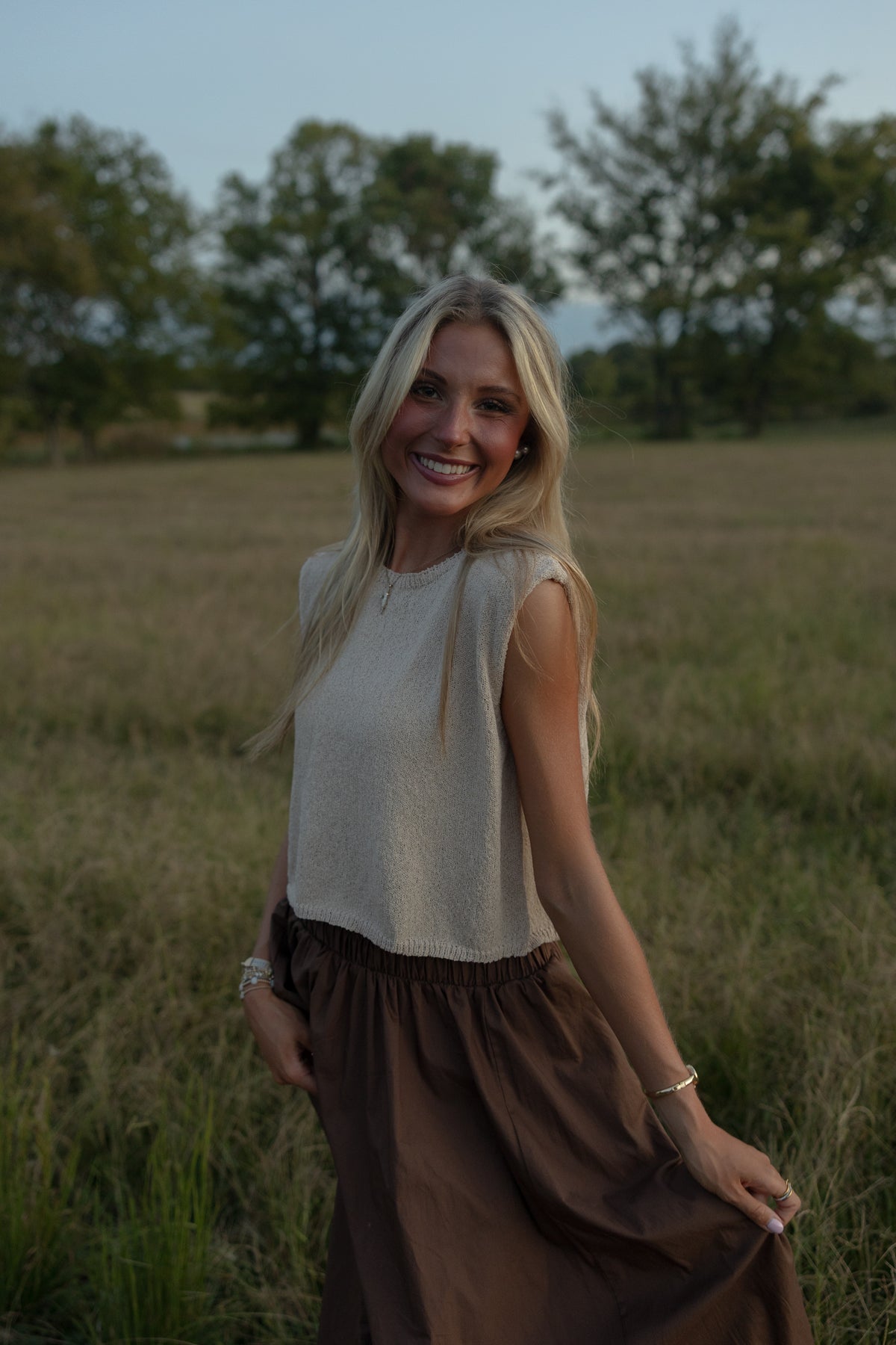 Knox Cropped Tank - GEORGE-MARY'S