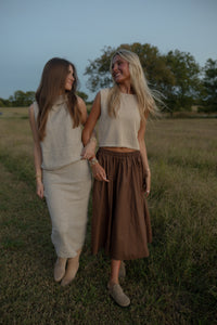 Knox Cropped Tank - GEORGE-MARY'S