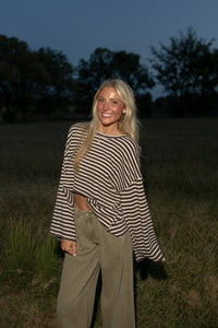 Hughes Striped Boxy Tee - GEORGE-MARY'S