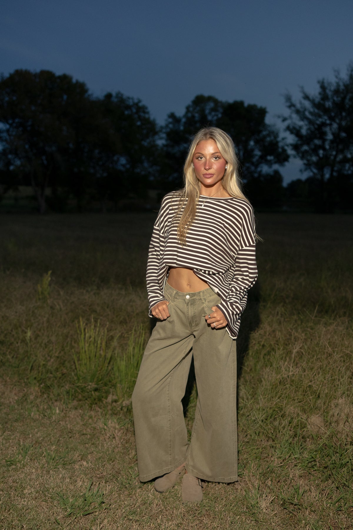 Swayze Olive Pants