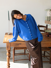 BEST SELLER The Piper Cardigan (cobalt) - GEORGE-MARY'S