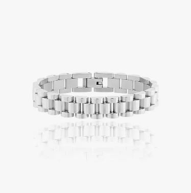 Watch Strap Link Bracelet (silver)