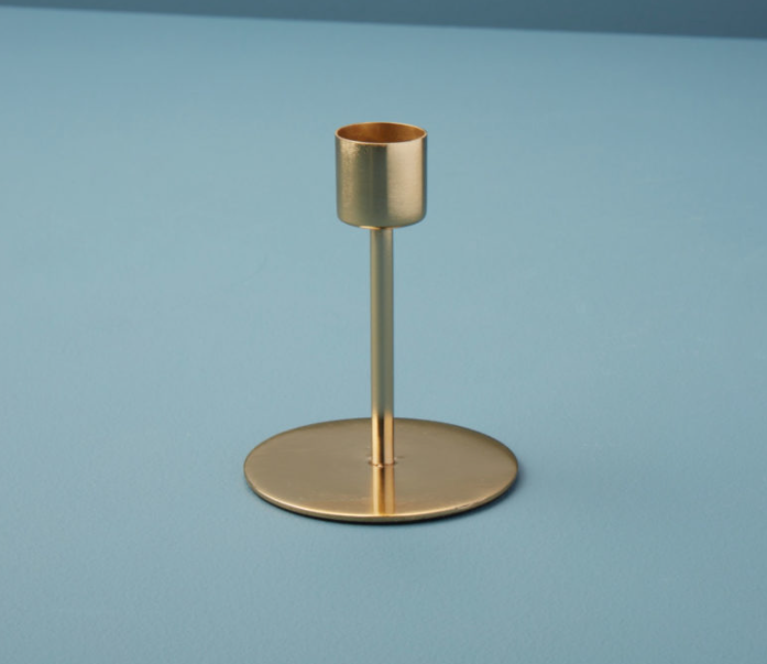 Gold Taper Candle Holder (tall)