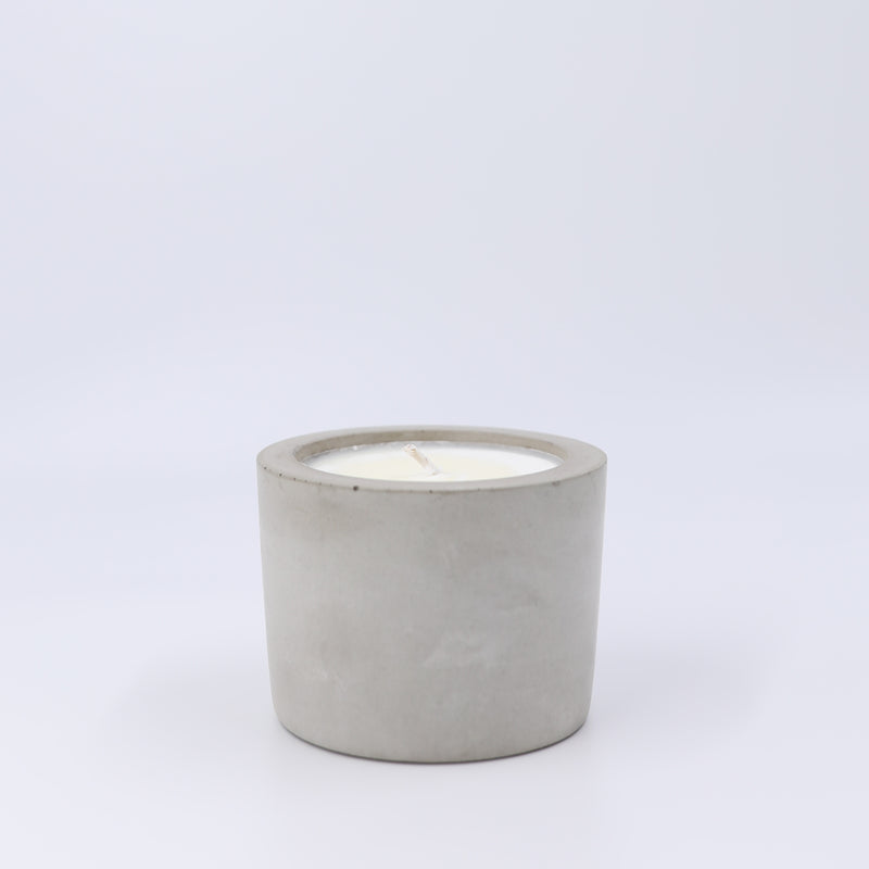 Oakmoss Concrete Candle (8oz grey)