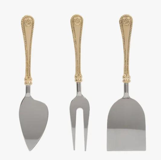 Classic Flower Cheese Cutlery Set