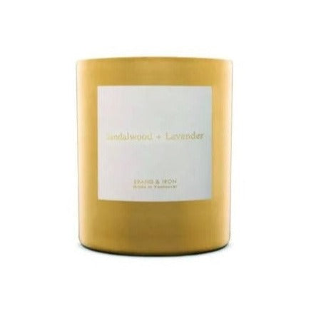 Sandalwood + Lavender Candle (gold series)
