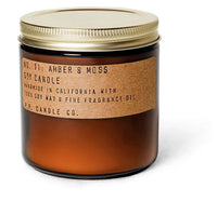 BEST SELLER Amber & Moss - 12.5oz Soy Candle - GEORGE-MARY'S