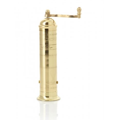 European Brass Pepper Mill 8" - GEORGE-MARY'S